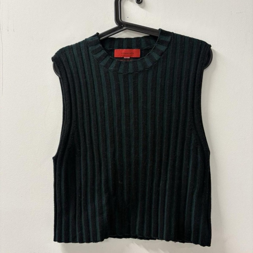 Eckhaus Latta keyboard sweater vest